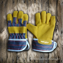 Children Glove-Yellow Micro Fiber Glove-Work Glove-Labor Glove-Safety Glove-Glove